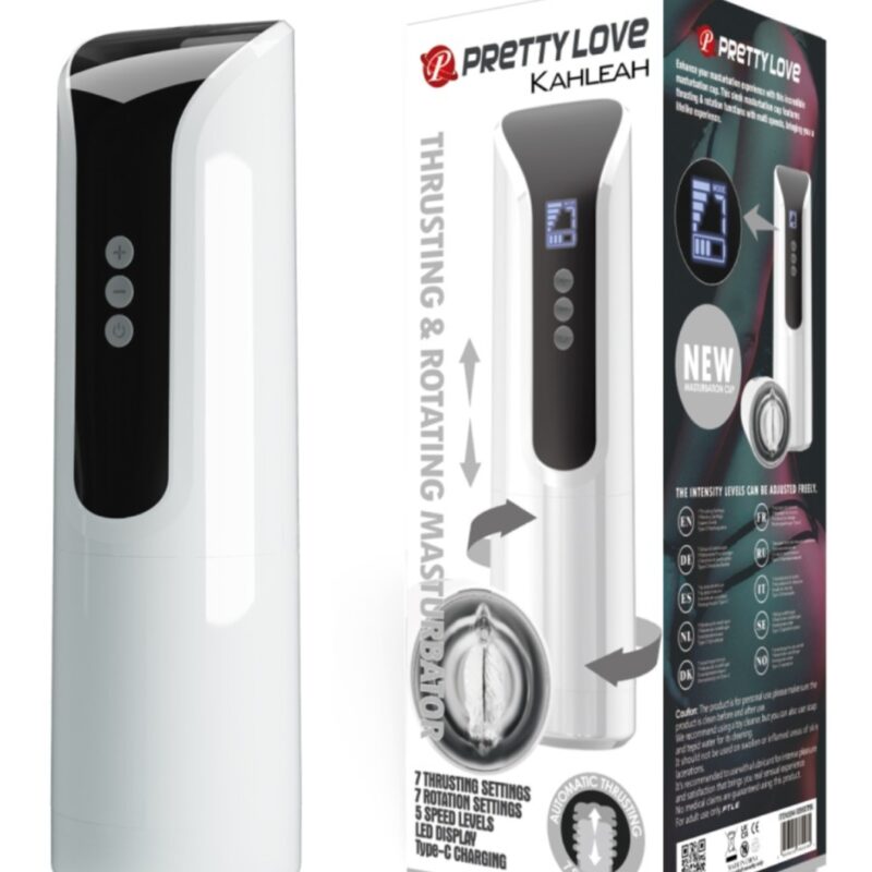 Pretty Kahleah maszturbátor toló és forog,akkus