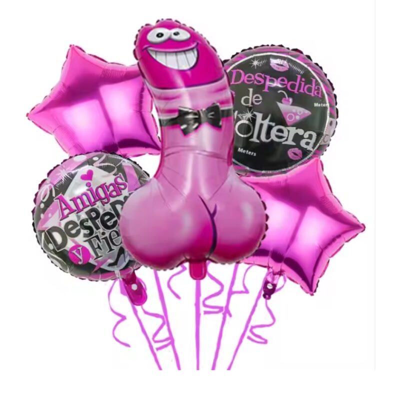 Szex Lufi szett fényes,5db