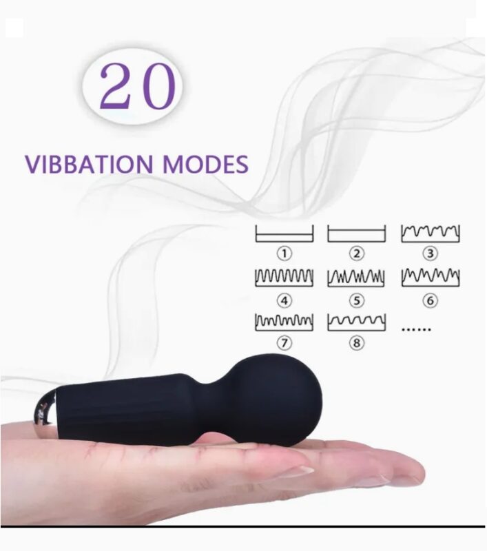 Wilson kis szilikon masszírozó,akkus. Fekete