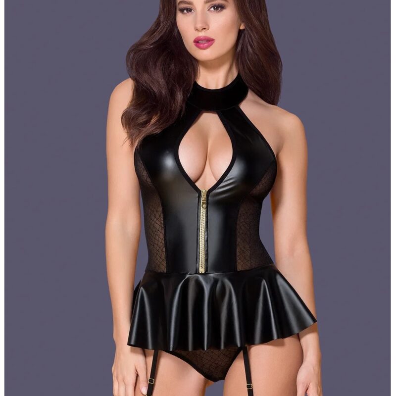 OBSESSIVE 859 fűző és tanga. Méret:L/XL