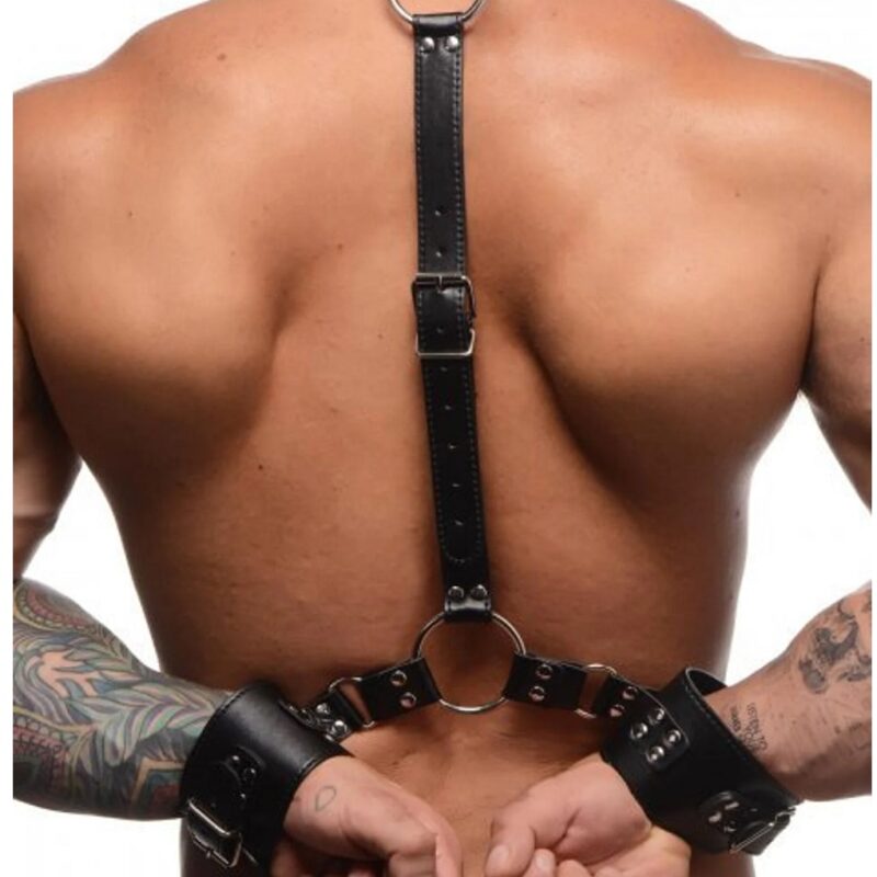 Paris vegánbőr nyak-csukló kötő.