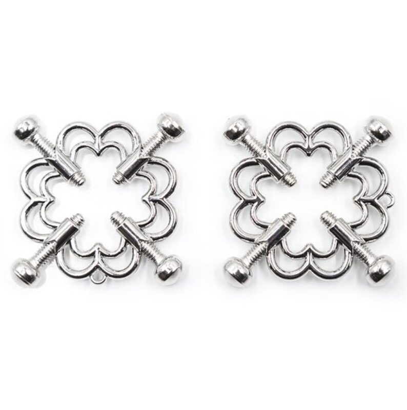 Flower fém mellbimbó dísz.