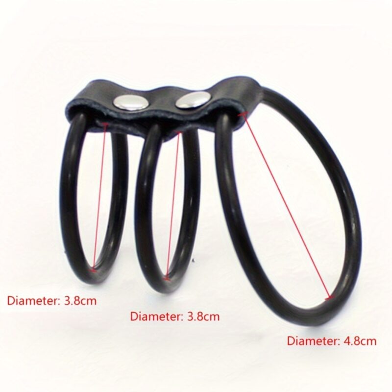 3 szilikon péniszgyűrű hám