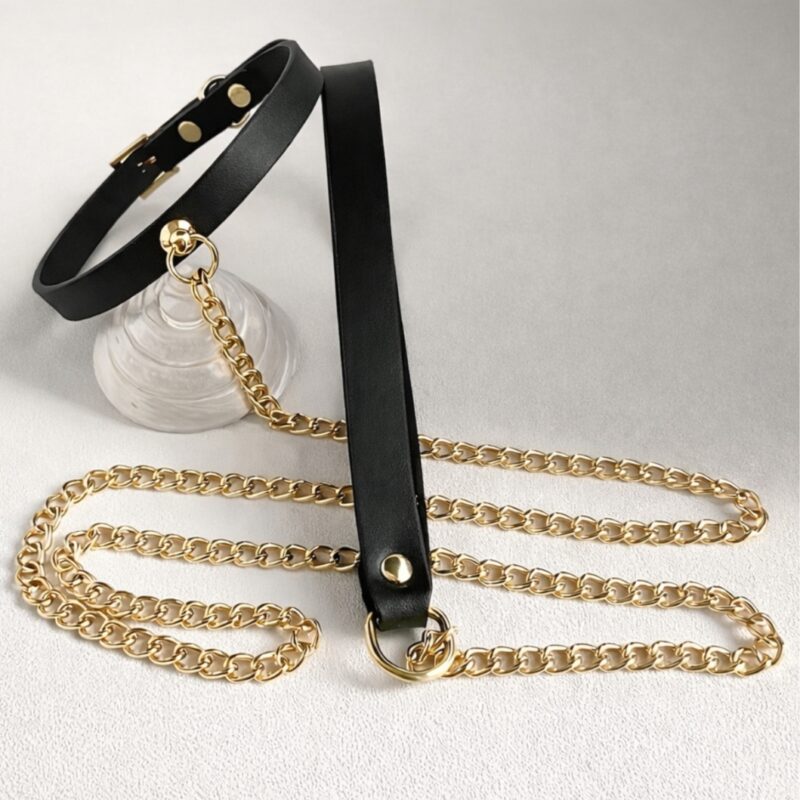 Cindy vékony nyakörv + póráz