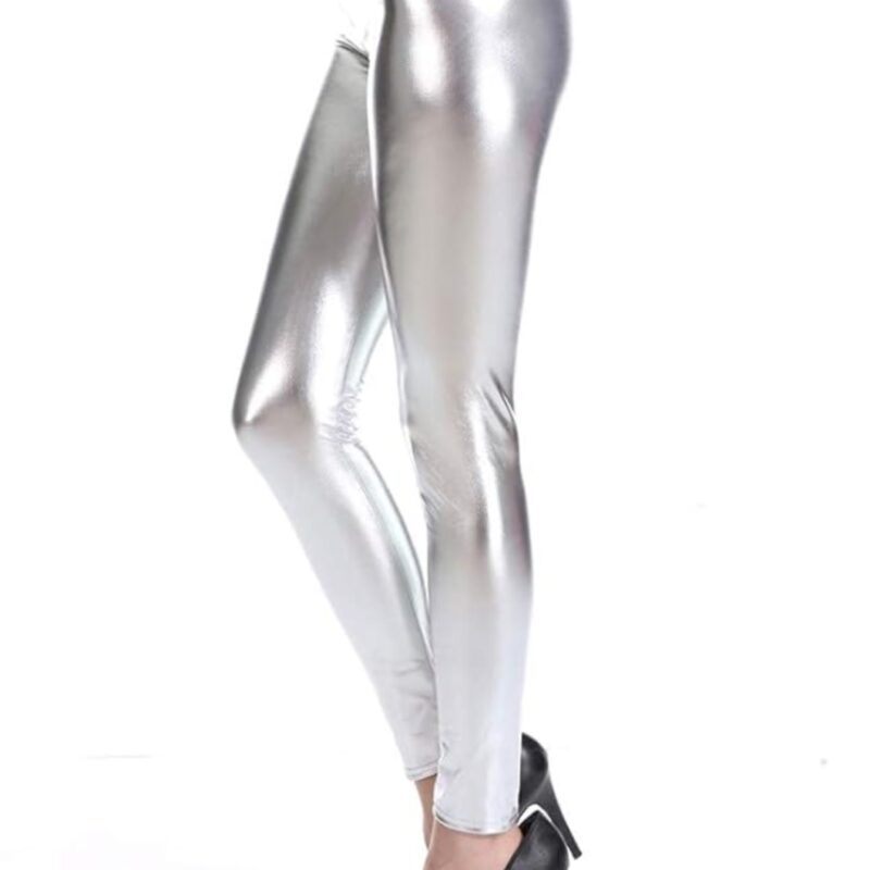 Metallic Disco Leggings-silver Méret:S/M