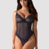 Obsessive Nightly Blue crotchless teddy Méret:XS/S
