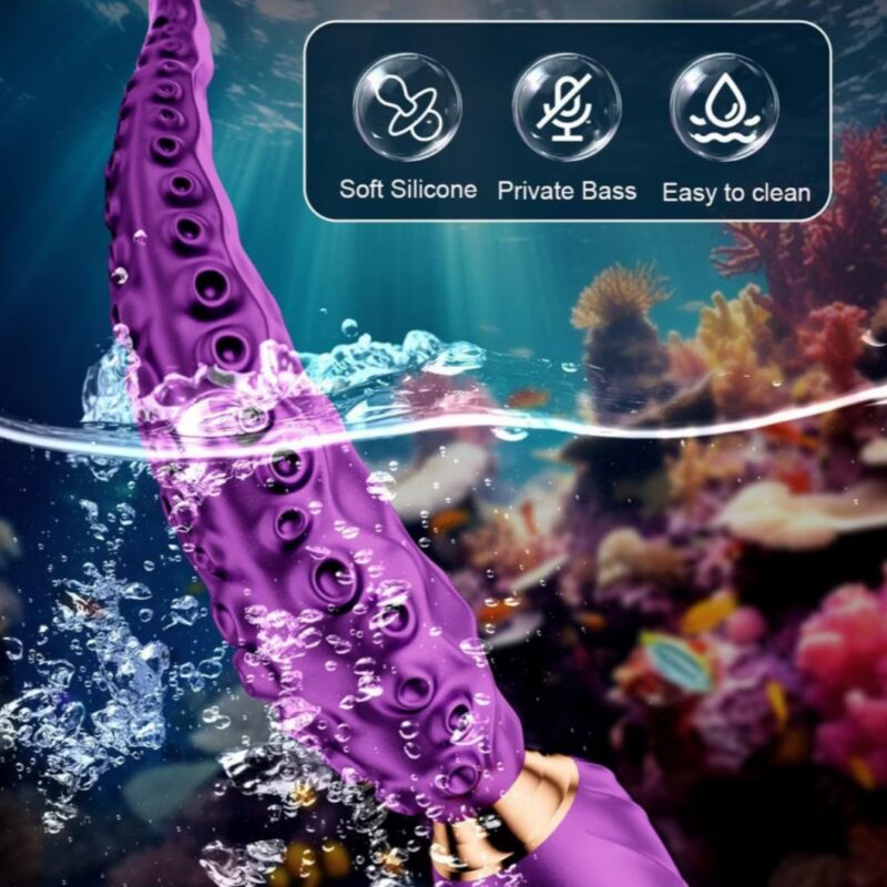 Octopus vibro szilikon masszírozó,akkus