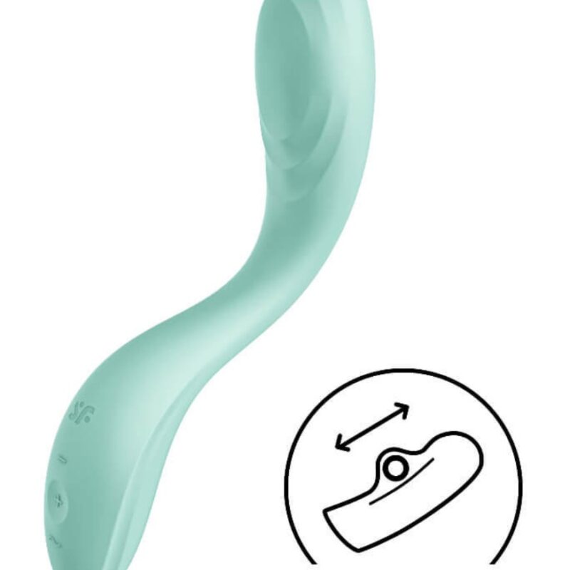 Satisfyer Rrrolling -akkus,mozgó golyós G-pont vibrátor.