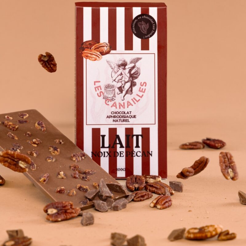 Aphrodisiac pekándiós tejcsokoládé 100g