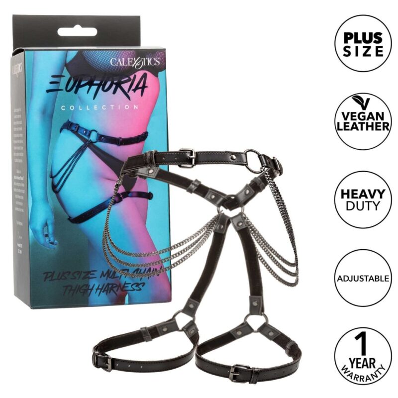 Chain Thigh Harness Plus Size