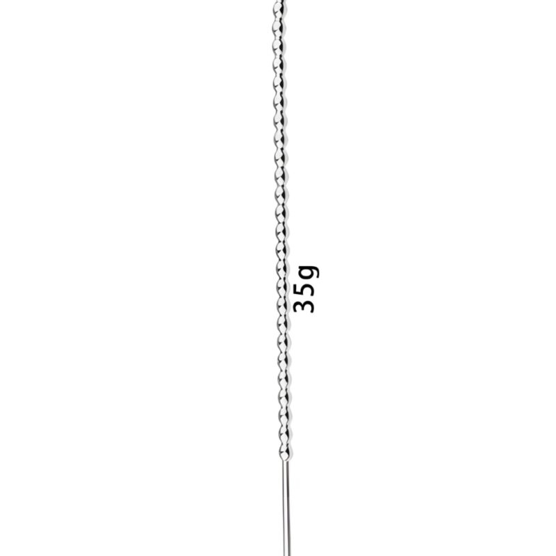 Diamond bordás acél katéter -25cm