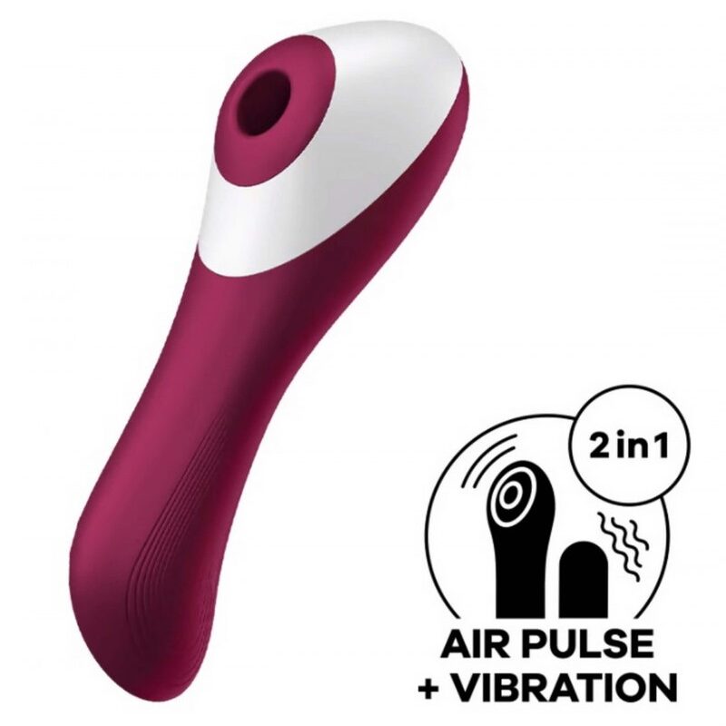 Satisfyer Dual Crush - akkus hüvelyi és csikló vibrátor.