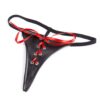 Nora piros fűzős műbőr tanga Méret:M-XL