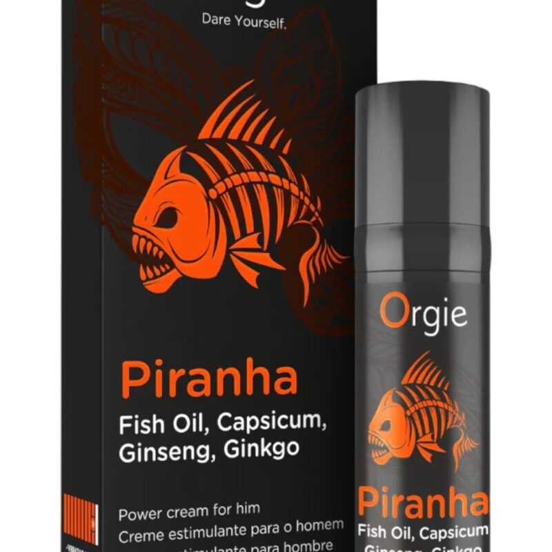 Orgie Piranha Power Cream stimuláló krém férfiaknak,15ml