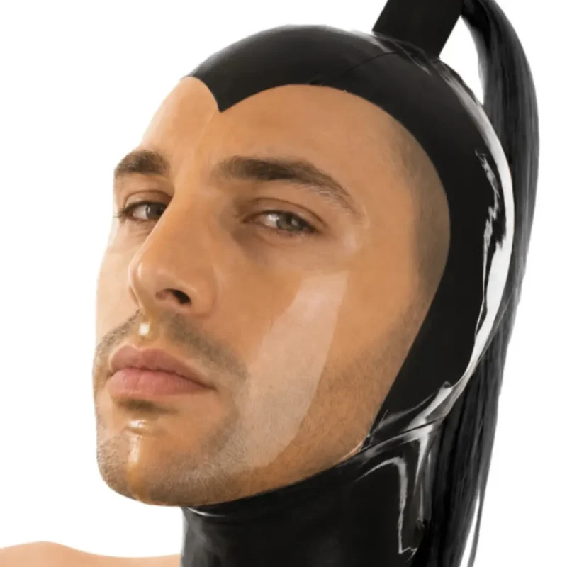 Blacktail Black Latex Hood Méret:L