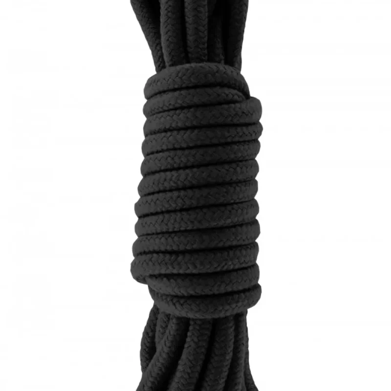 Bondage kötél -fekete. 10 méter,átmérő:8mm