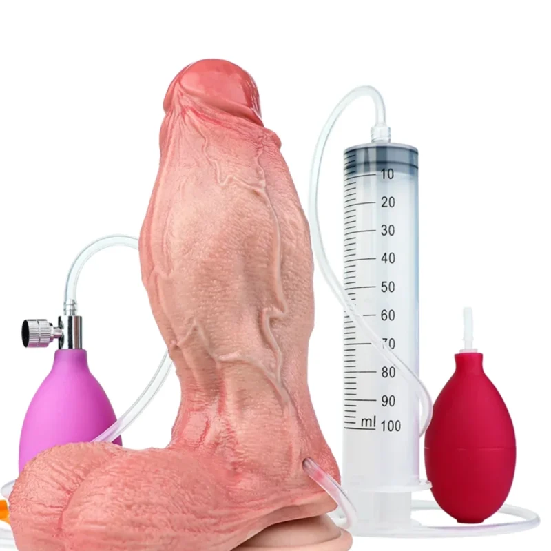 Cesar dildó Inflatable+Squirting