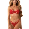 Obsessive Matildea 2-pcs nyitott szett Méret:S/M