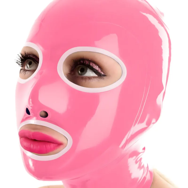 Outline Pink-White Latex Hood Méret.XL