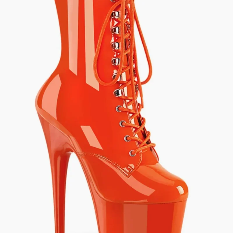 Pleaser orange magassarkú csizma 37-es