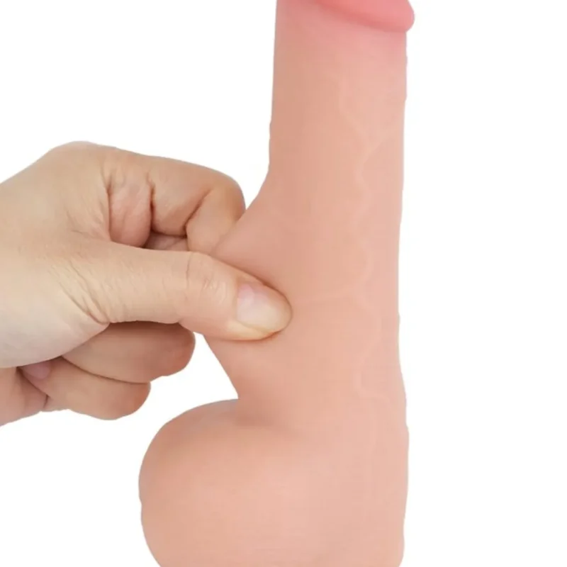 Sliding-Skin dupla rétegű dong-19cm