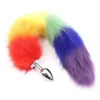 Anal plug farokkal -LGBT. Méret:M