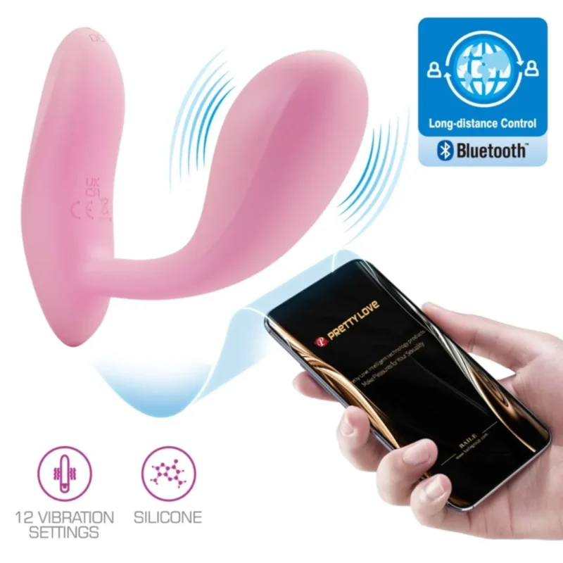 Baird G-pont vibrator,akkus -APP vezérlés. Pink