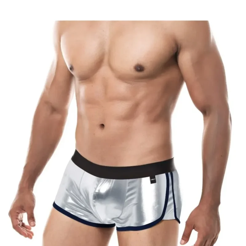 CUT4MEN - BOXER TRUNK SILVER. Méret:L