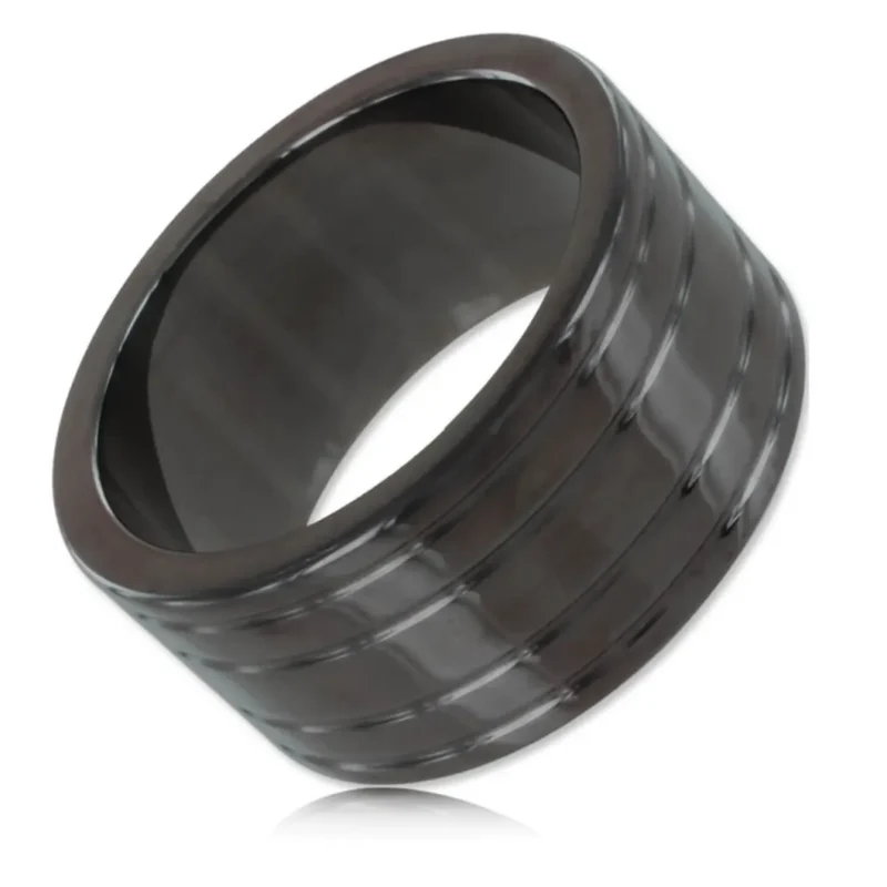 Extra széles acél péniszgyűrű átmérő:45mm