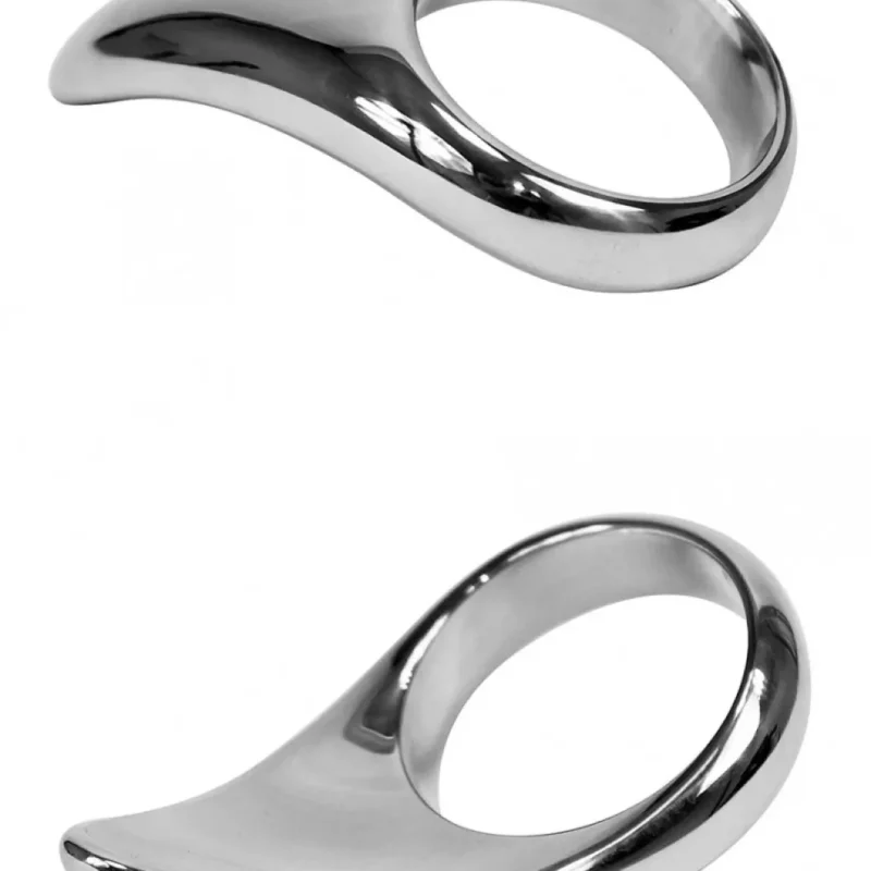 Ezüst nyelv péniszgyűrű átmérő:45mm