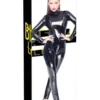 Fekete vinyl jumpsuit Méret:M