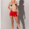 GP DATEX HOTPANTS Red. Méret:M