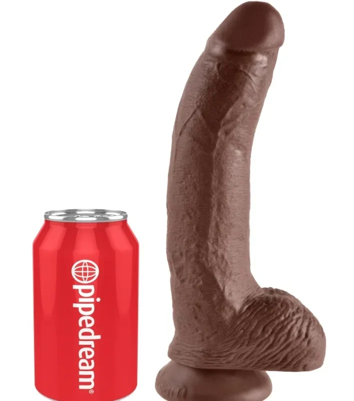 King Cock herés-23cm. Barna