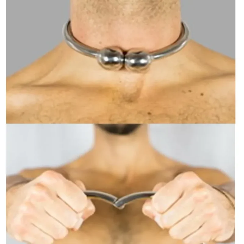 Mágneses nyakörv orvosi acélból. Belső átmérő:13.5 cm