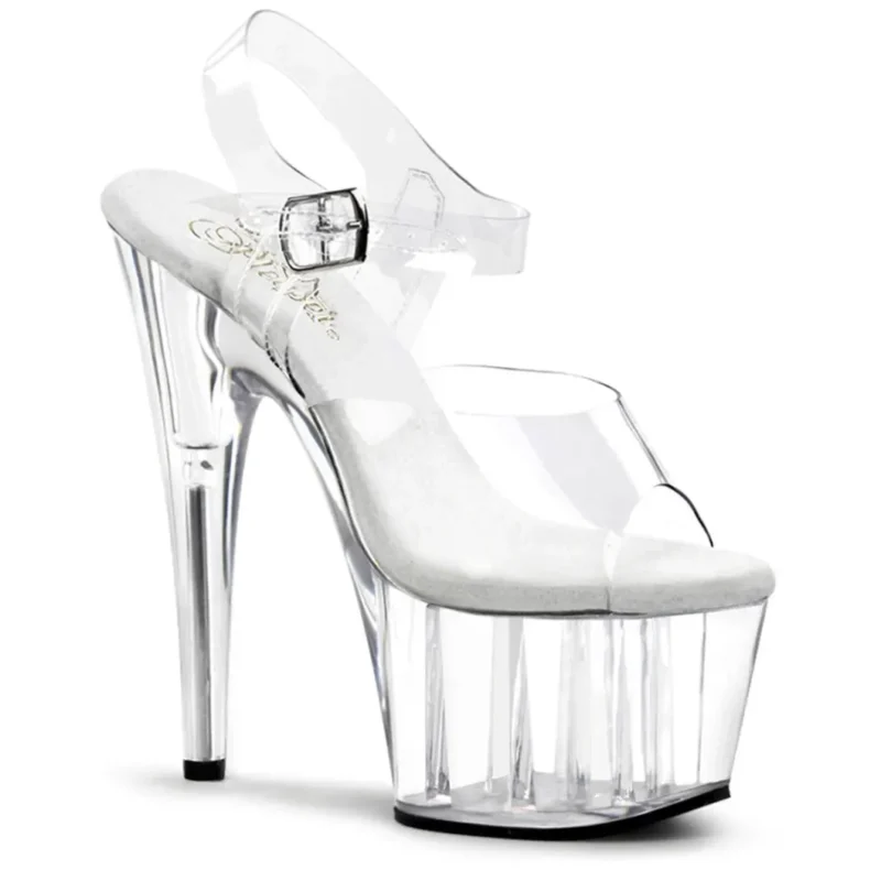 Pleaser Adore szandál üvegtalpú. 43-as