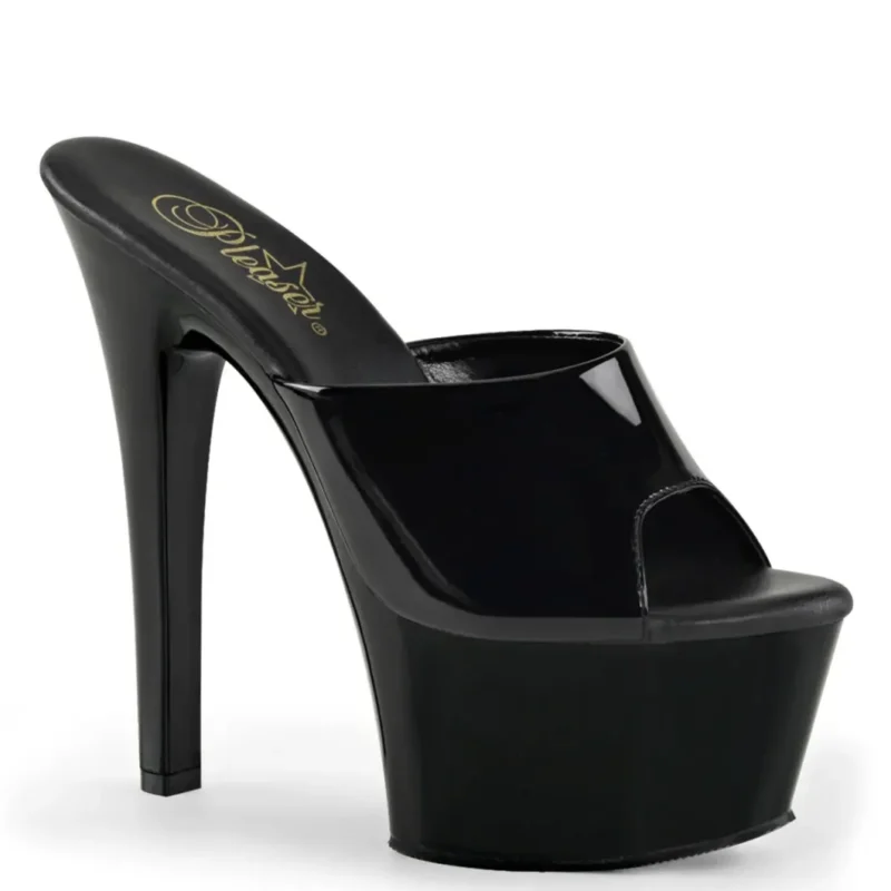 Pleaser Aspire fekete platform papucs. 40-es