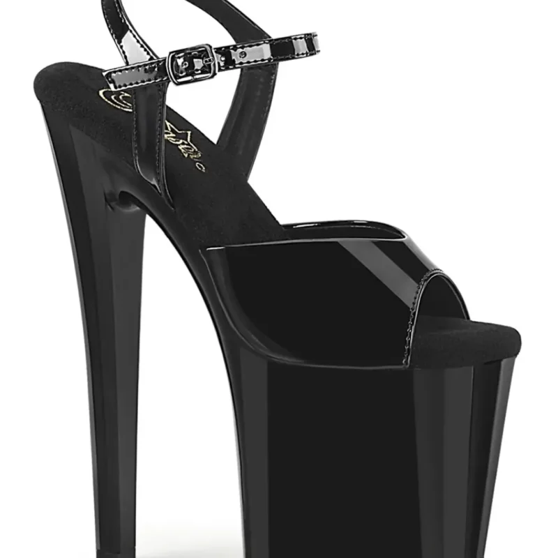 Pleaser Enchant fekete magas szandál. 39-es