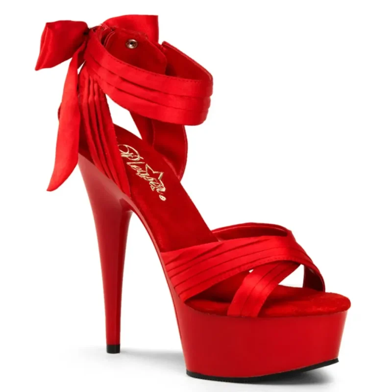 Pleaser piros masnis platform szandál. 40-es