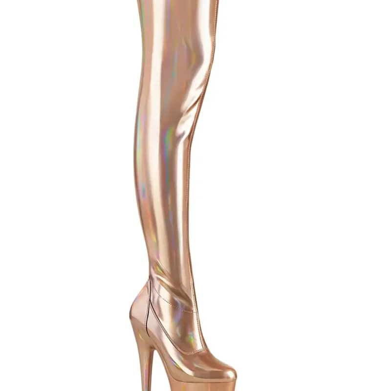 Pleaser rózsa arany csizma. 39-es