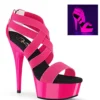 Pleaser UV pink platform szandál,No.669. 37-es