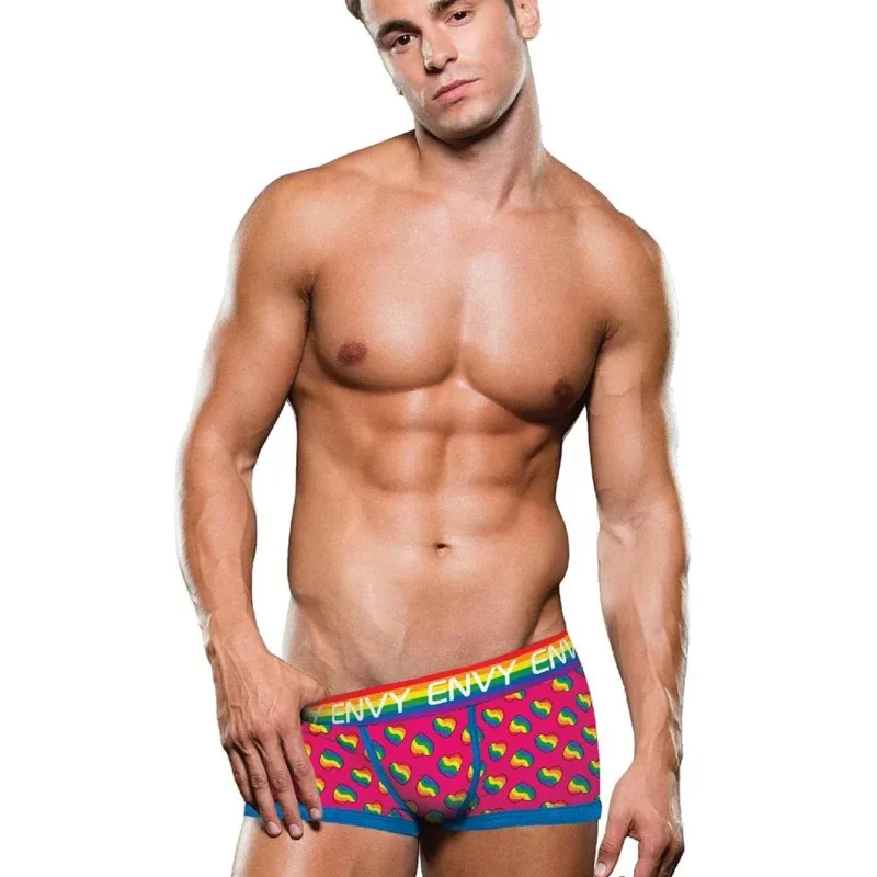 RAINBOW HEARTS boxer. Méret:M/L