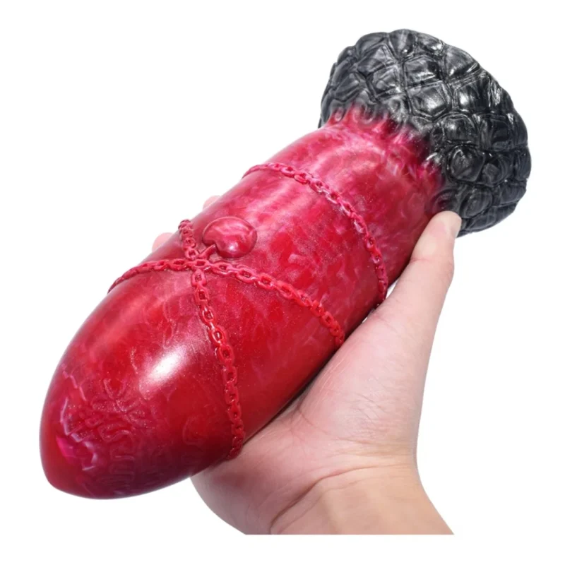 Red Anal Bomb -22cm. Fehér talp