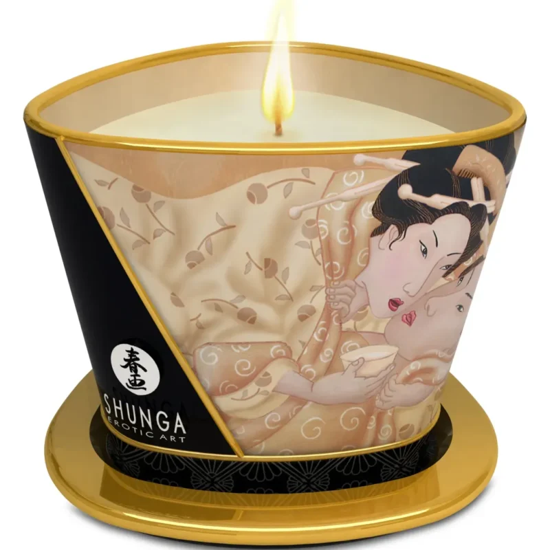 SHUNGA MASSAGE CANDLE-170ml. csokoládé
