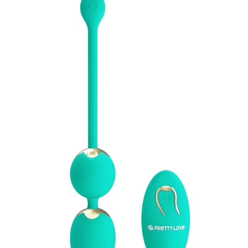 Willie-Youth - Vibrating Kegel Balls ,remote,akkus. Zöld