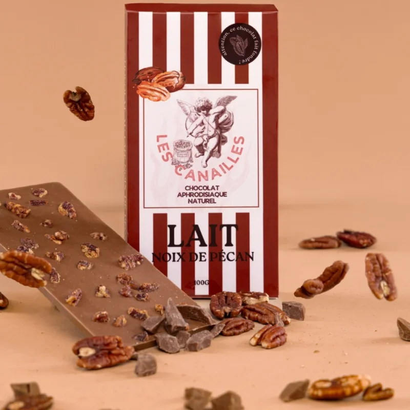 Aphrodisiac pekándiós tejcsokoládé 100g