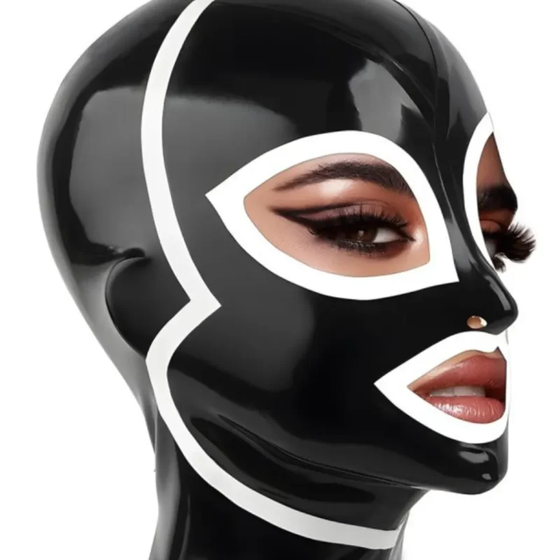 Blackcat Latex Hood Méret:S