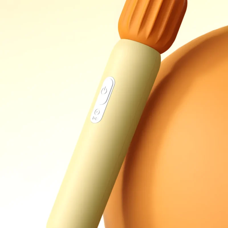 Cactus Vibrating Wand Massager,akkus Sárga