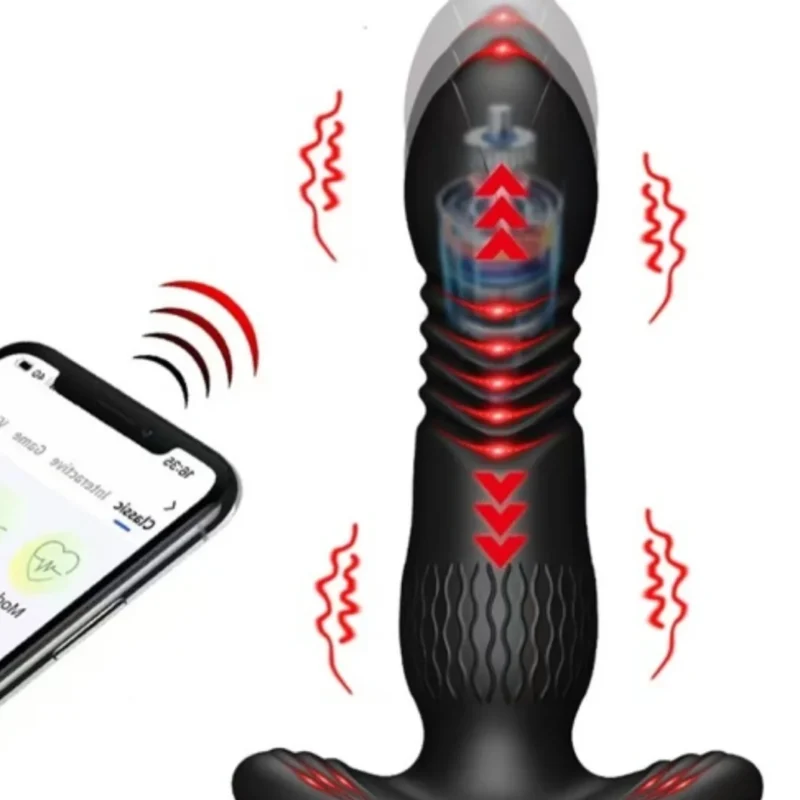 Snoke prostata vibrátor,le-fel,app,akkus